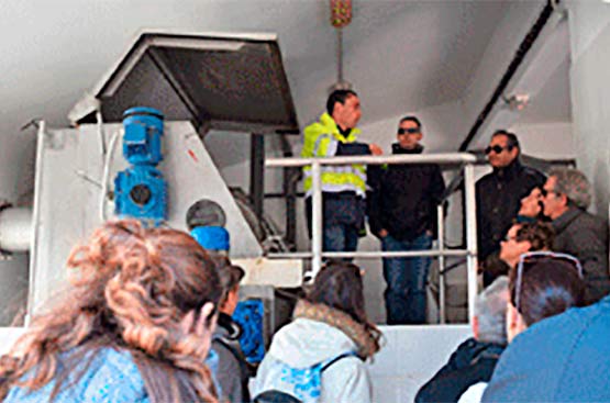 Ir a la noticia Programada visita a l'estació depuradora de Sant Lluís