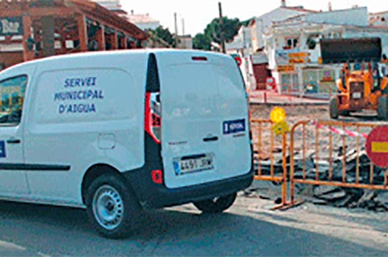 Ir a la noticia Continuen les obres de renovació de la xarxa municipal d'aigua de Cala'n Porter